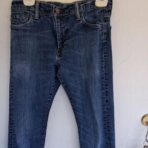 Levi's 504 Straight Jeans Men's 30x30 Blue Medium Wash Denim Stretch